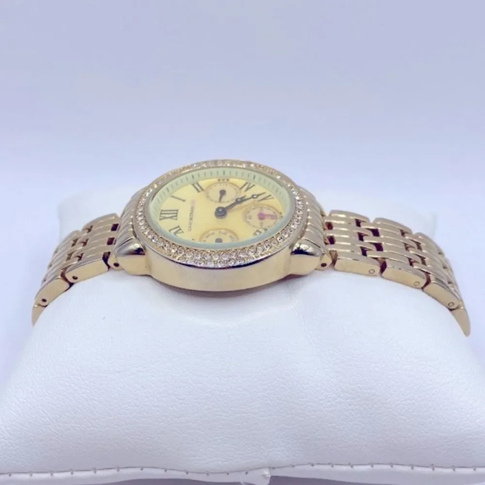 Working! Ladies Isaac Mizrahi Live Rhinestone Watch